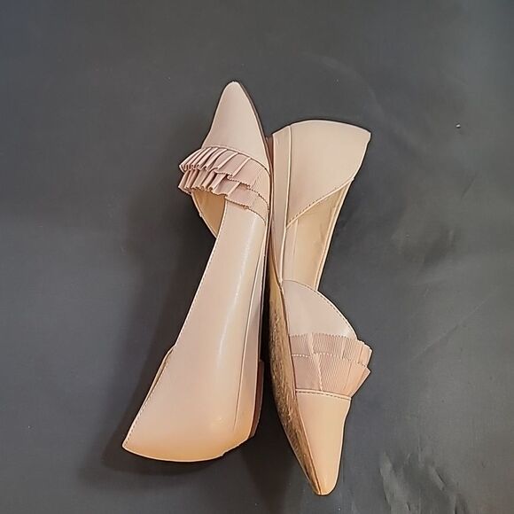 NINE WEST POINTE TOE WOMEN"S D'ORSAY SLIP-ON FLAT - Picture 8 of 13